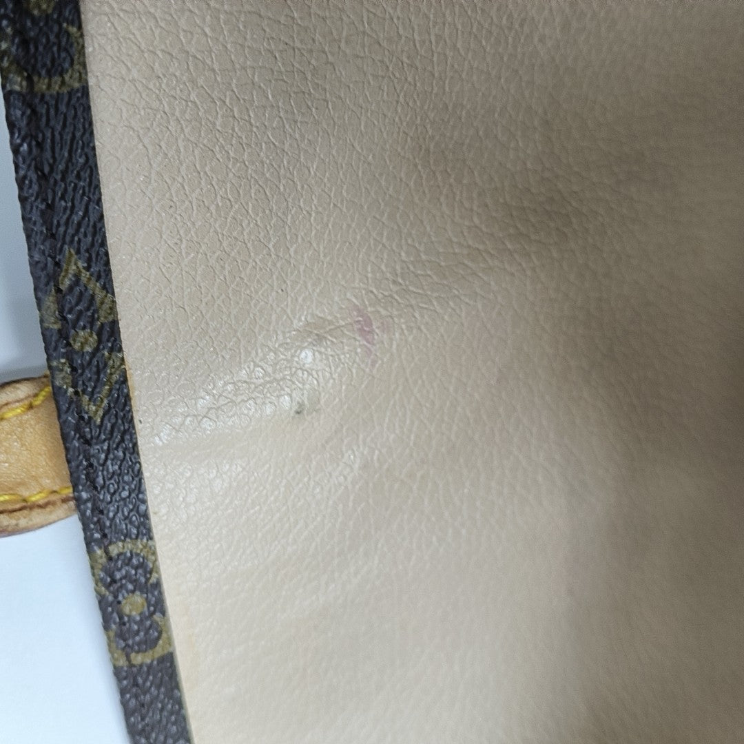 SAC PLAT GM Monogram Coated Canvas Brown
