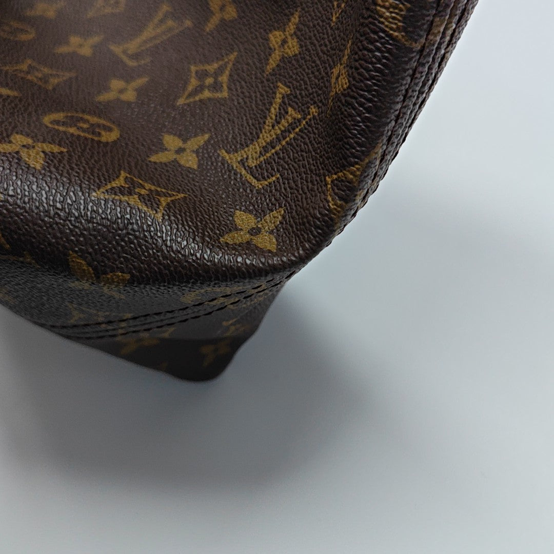 NEVERFULL GM Monogram Coated Canvas Brown