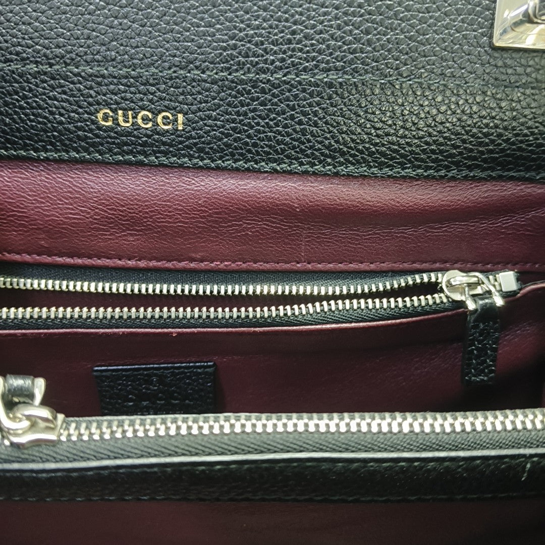 Zumi Small Calfskin Black