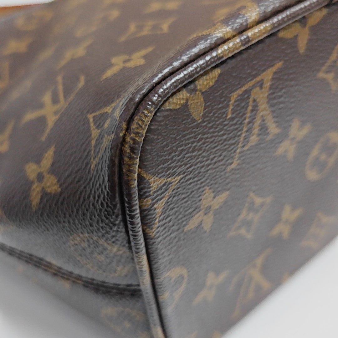 ALL IN Monogram Coated Canvas Brown