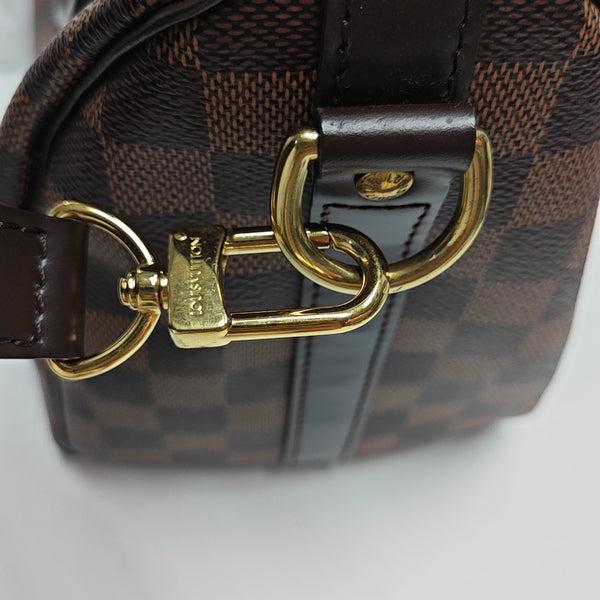 SPEEDY 25 Damier Ebene Coated Canvas Brown