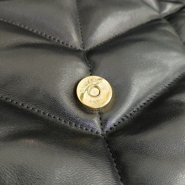 PUFFER Small Quilted Lambskin Black