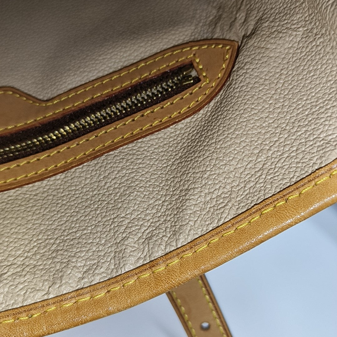 BUCKET PM Monogram Coated Canvas Brown