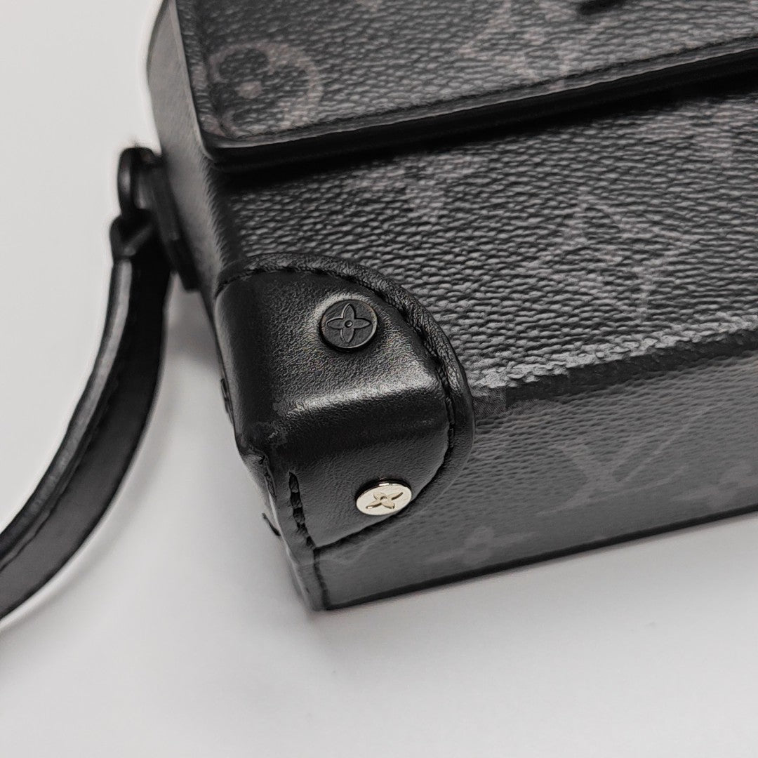 STEAMER Mini Monogram Coated Canvas Black