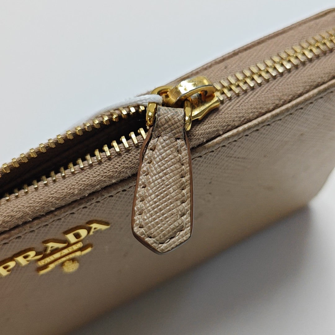 Saffiano Calfskin Wallet Pink