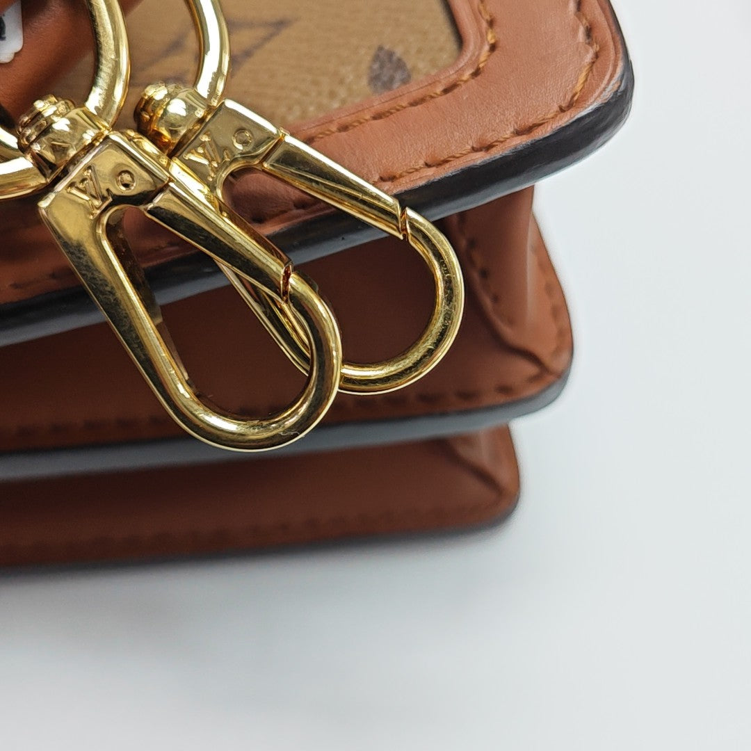DAUPHINE MM Monogram Coated Canvas Brown