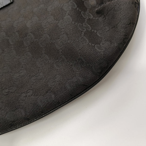 Monogram Canvas Shoulder Bag Black