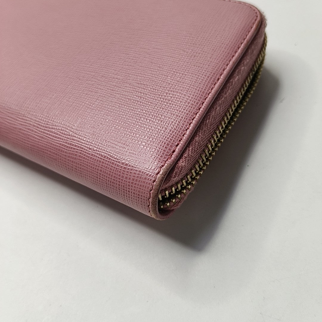 Calfskin Wallet Pink