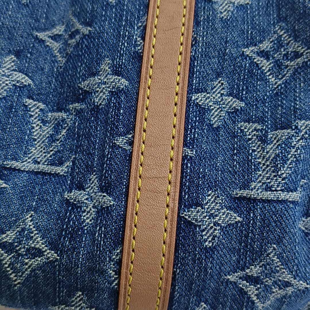 PAPILLON 26 Monogram Denim Blue