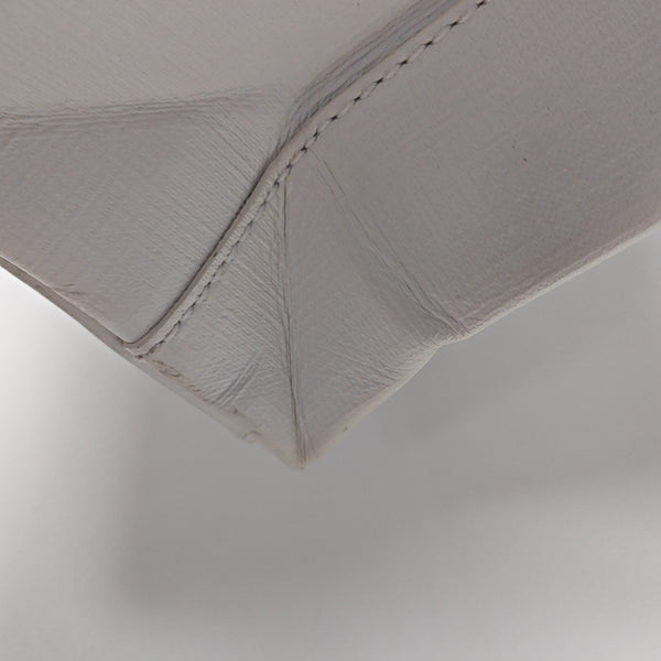 Shopping Bag Super Mini Calfskin White
