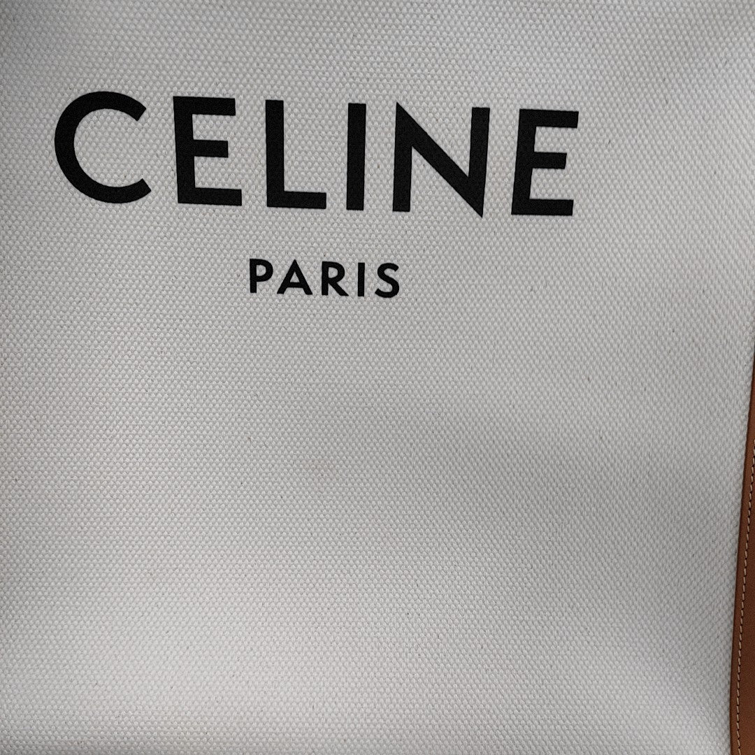 CABAS CELINE Medium Fabric White