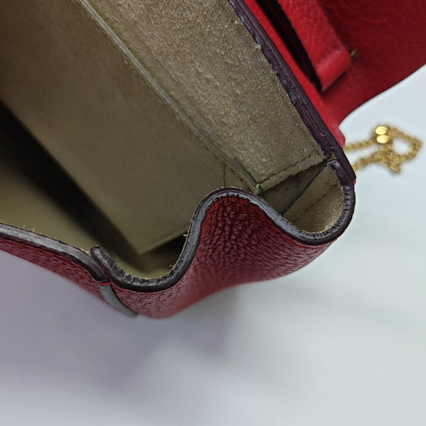 Drew Mini Calfskin Red