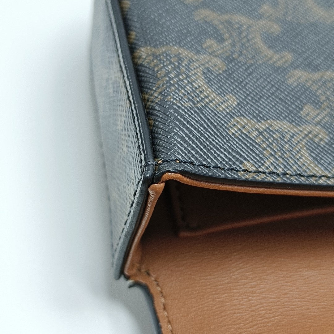 MULTIPOCHETTE Coated Canvas Brown