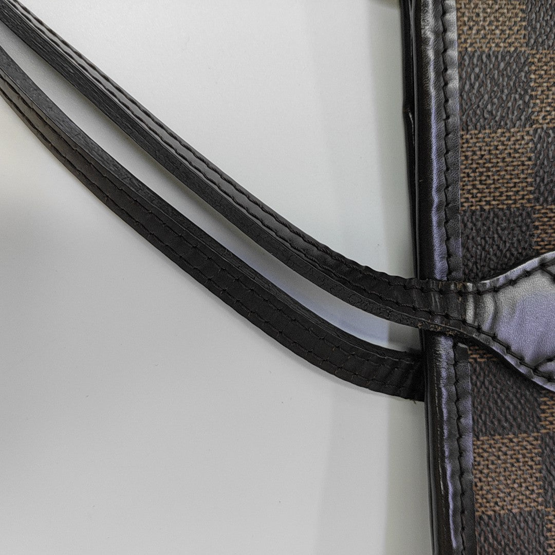 NEVERFULL MM Damier Ebene Coated Canvas Brown