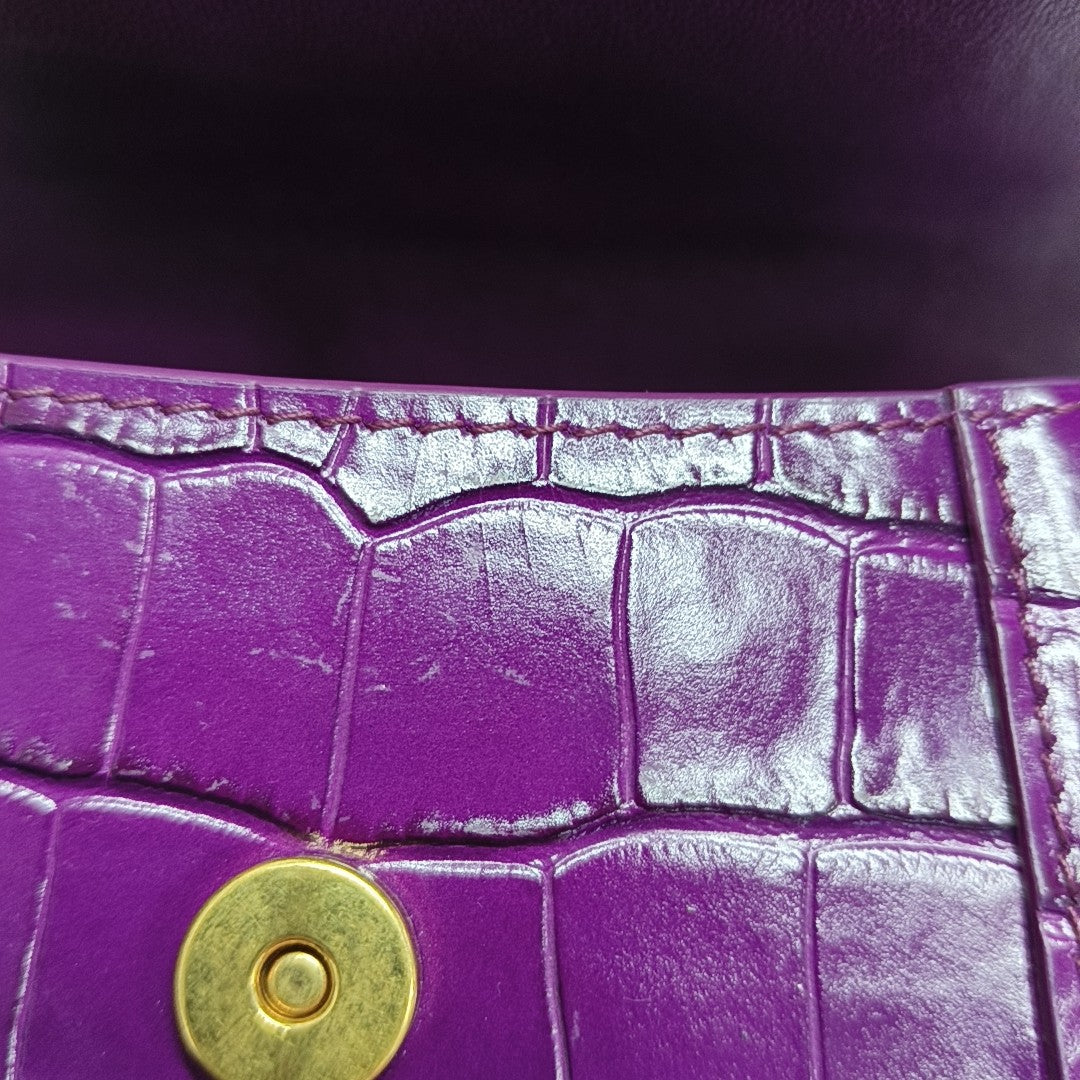 Hourglass XS Calfskin Purple