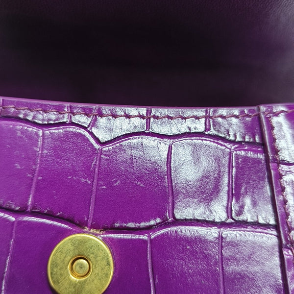 Hourglass XS Calfskin Purple