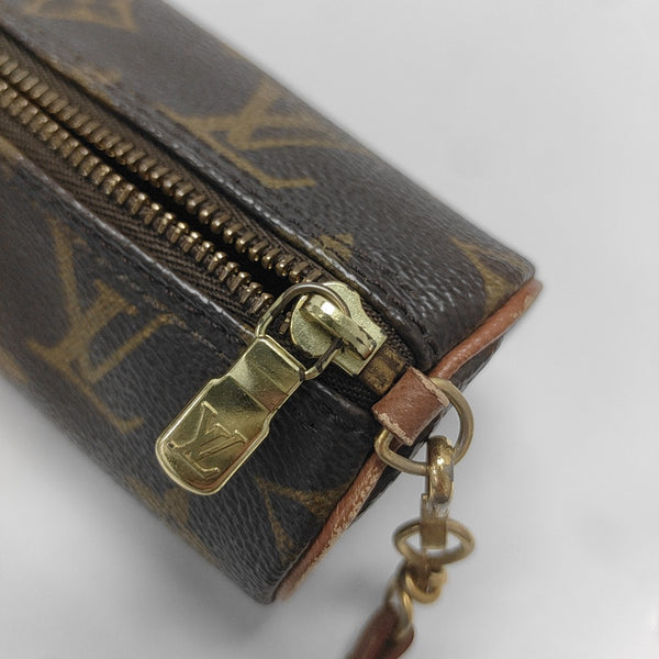 PAPILLON Mini Monogram Coated Canvas Brown