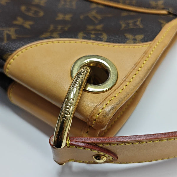 GALLIERA GM Monogram Coated Canvas Brown
