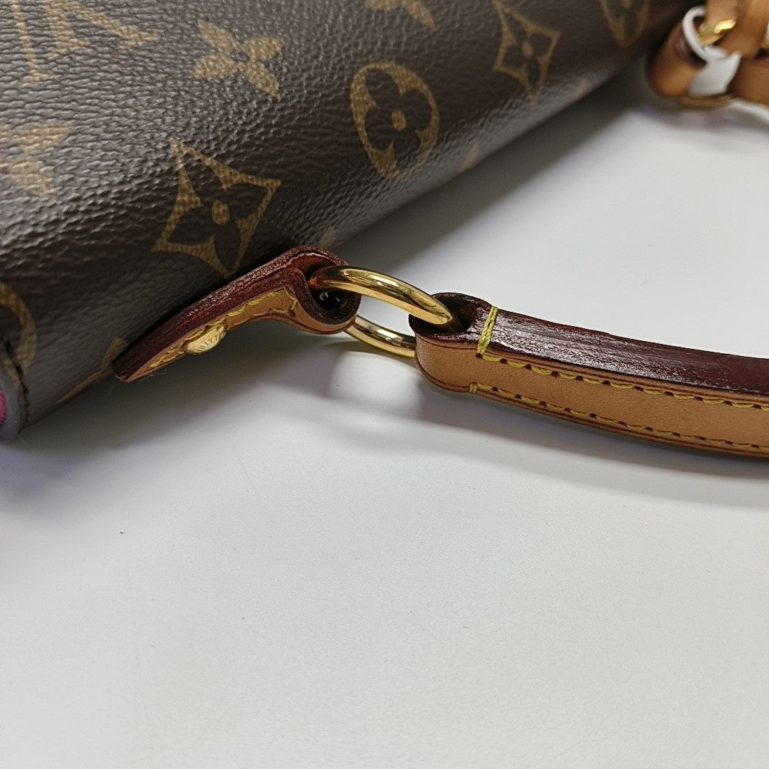 CLUNY Monogram Coated Canvas Brown