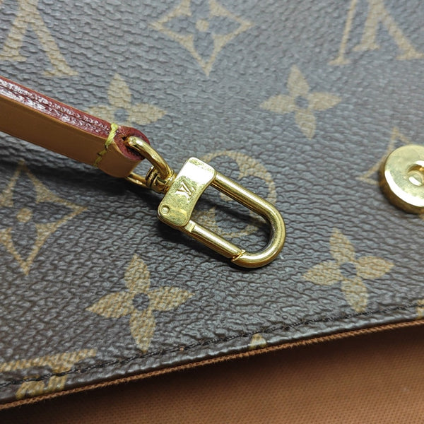IVY Monogram Coated Canvas Brown