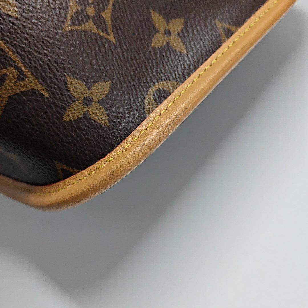 DIANE Monogram Coated Canvas Brown