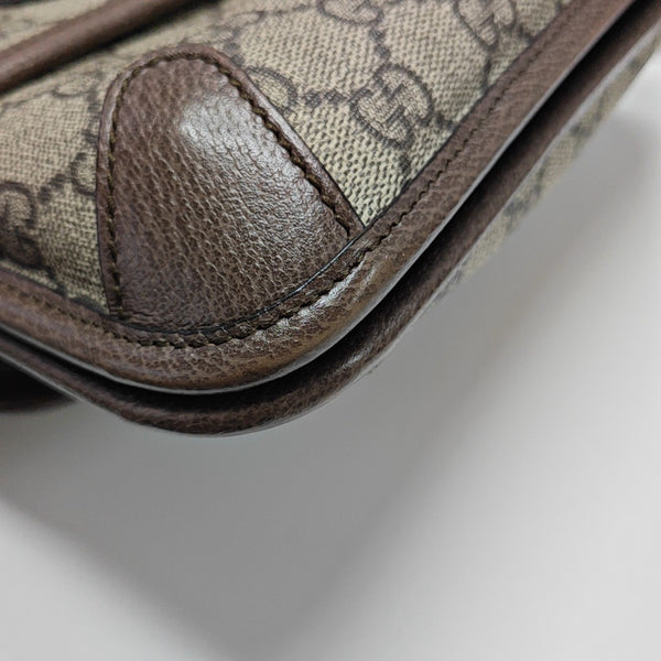 Neo Vintage Small Monogram Coated Canvas Beige