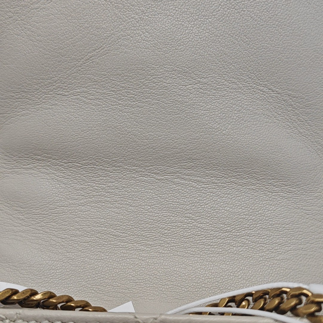 NOLITA Mini Quilted Lambskin White