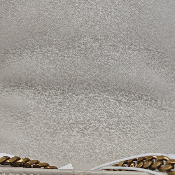 NOLITA Mini Quilted Lambskin White