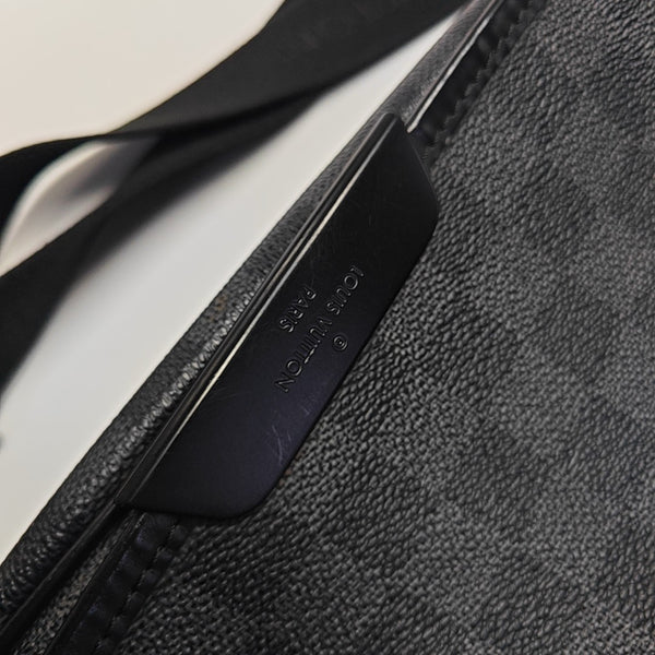 DANIEL Damier Graphite Coated Canvas Gray