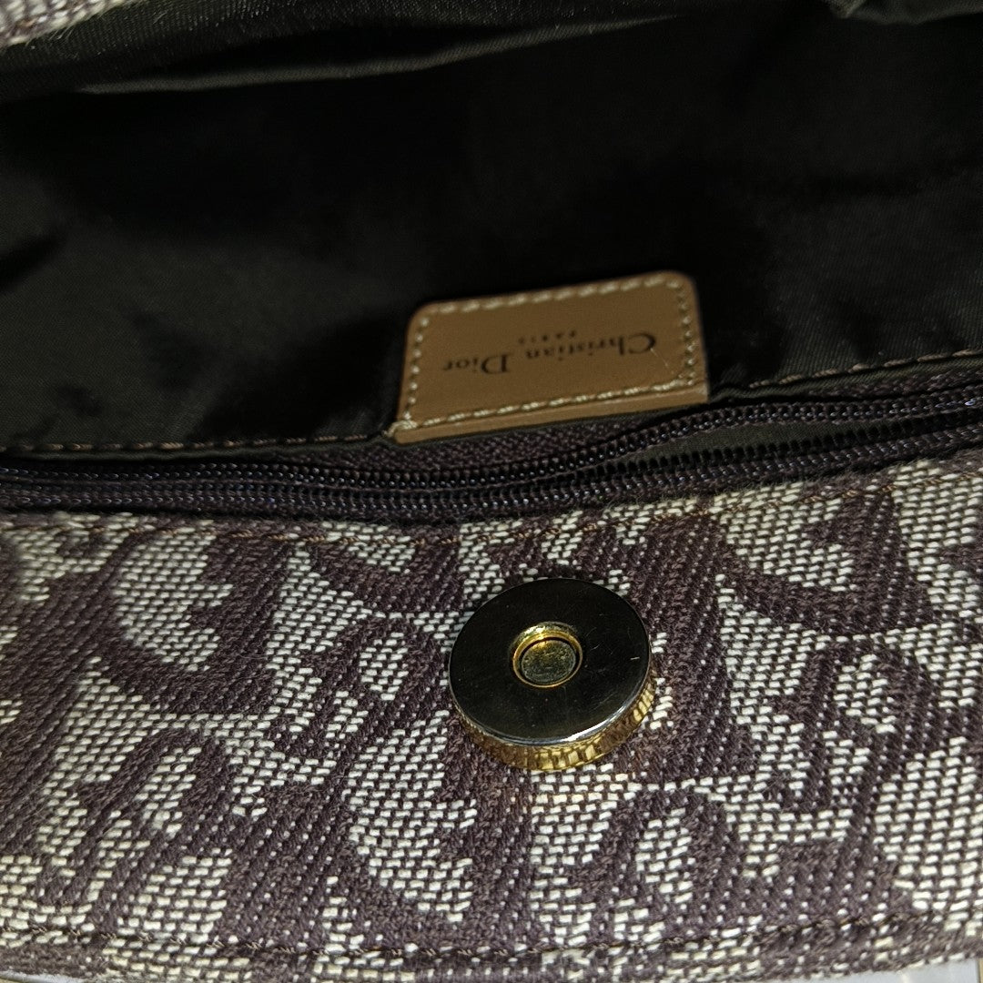 Vintage Tote Oblique Canvas Brown