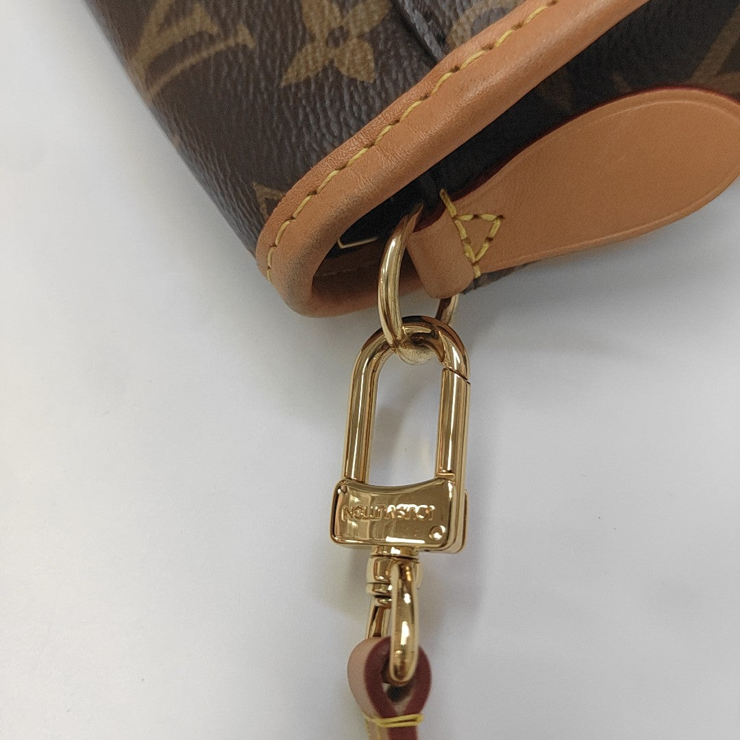 DIANE Monogram Coated Canvas Brown