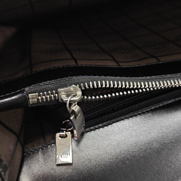 Calfskin Clutch Black