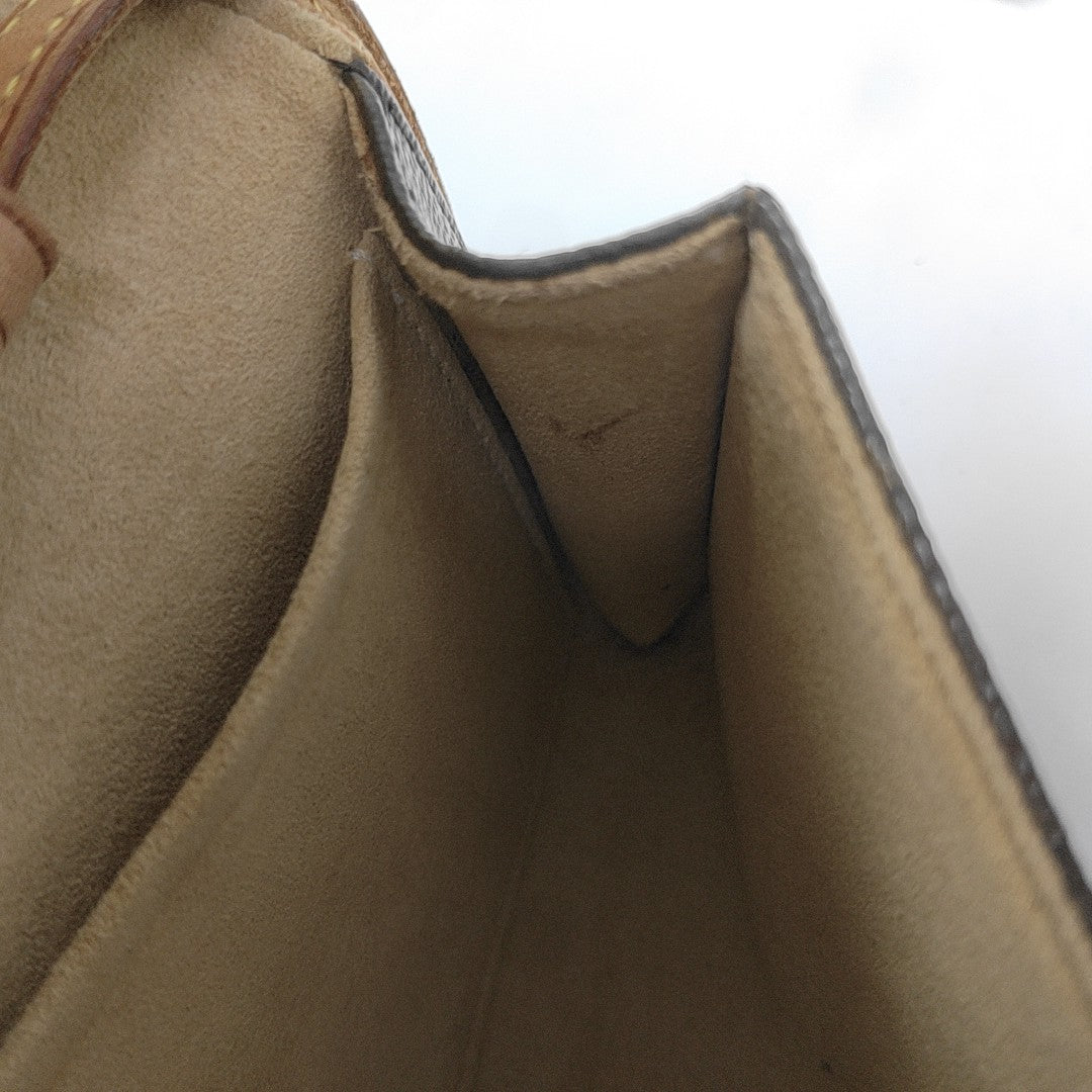 TWIN GM Monogram Coated Canvas Brown