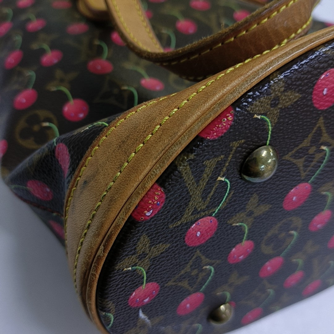 BUCKET PM Monogram Coated Canvas Brown