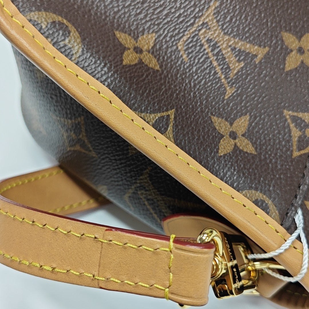 DIANE Monogram Coated Canvas Brown