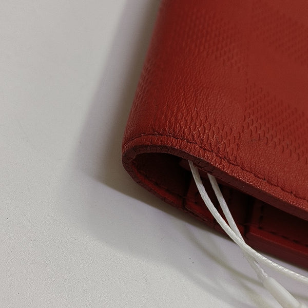 BRAZZA Damier Calfskin Red Wallet