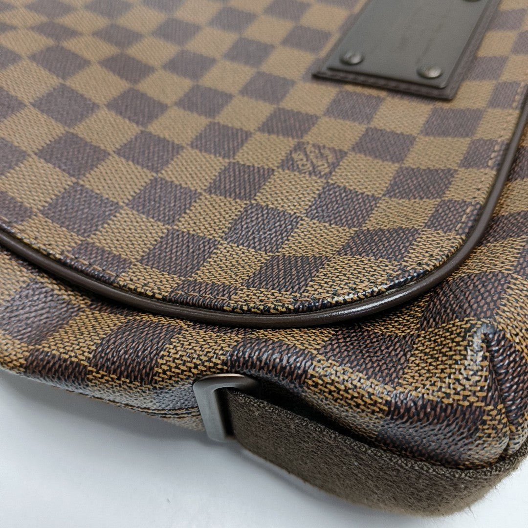 BROOKLYN Damier Ebene Coated Canvas Brown
