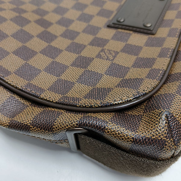 BROOKLYN Damier Ebene Coated Canvas Brown
