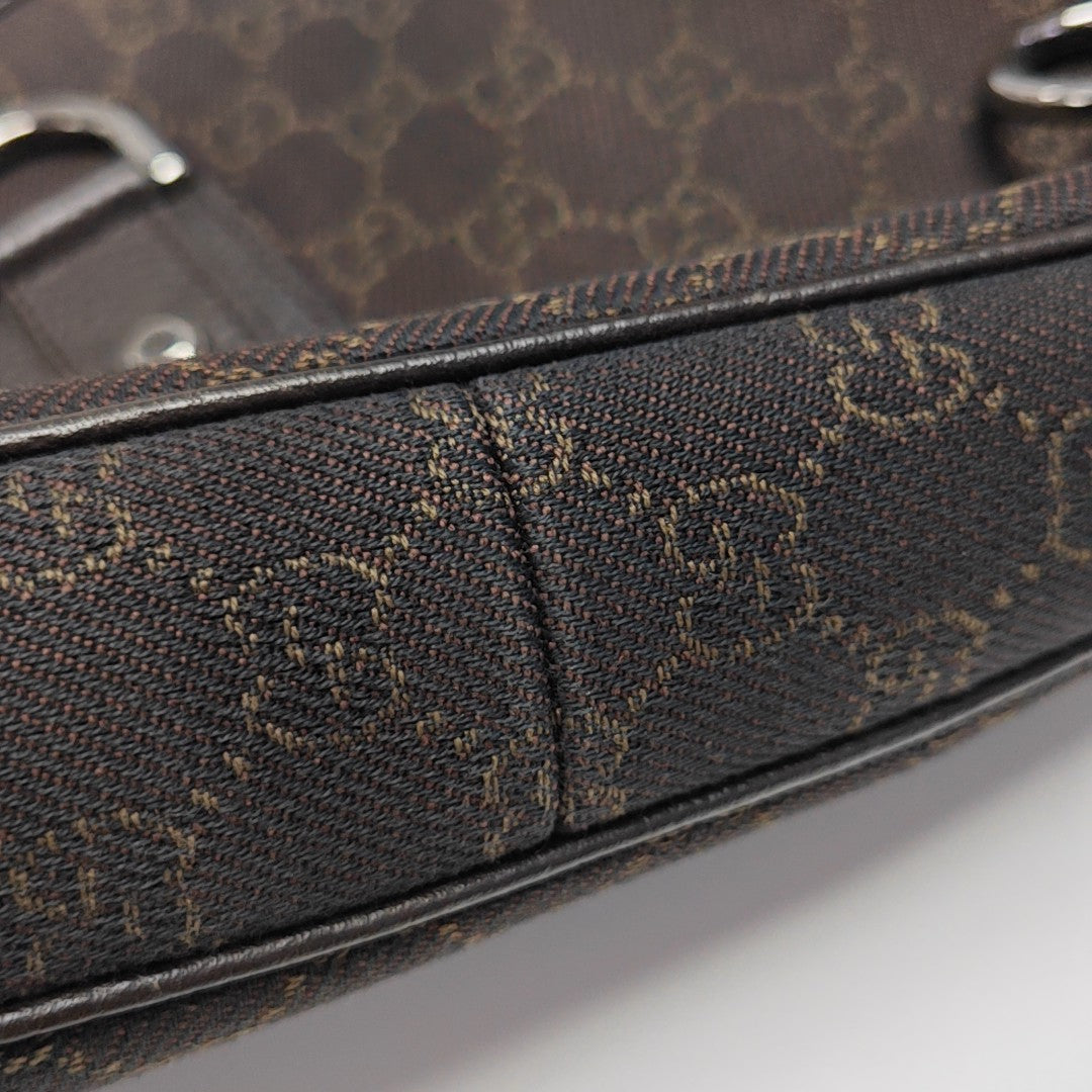 D-Ring Monogram Canvas Brown