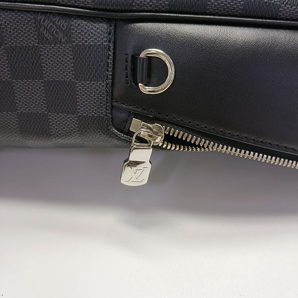 JOSH Damier Graphite Coated Canvas Gray