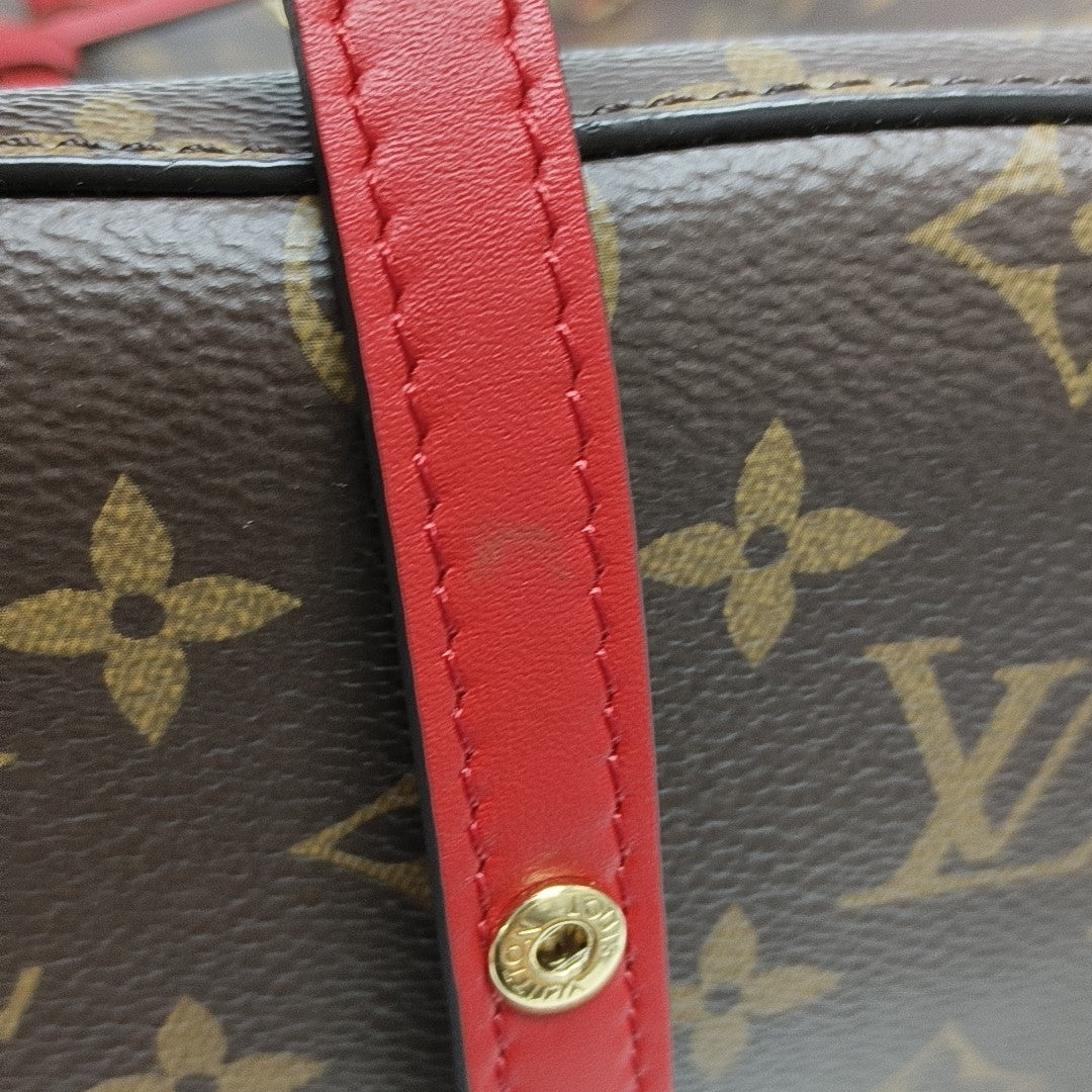 NÉONOÉ MM Monogram Coated Canvas Brown