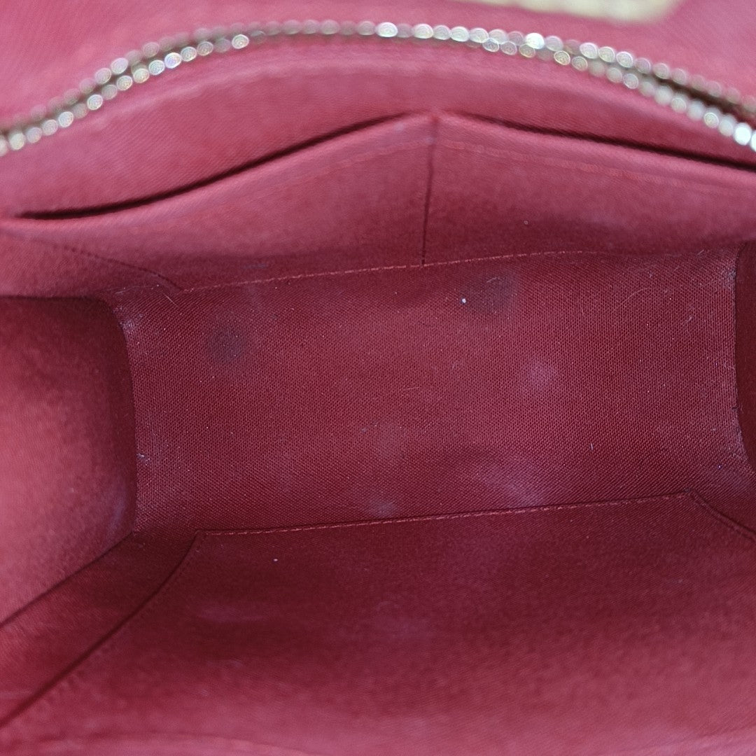 SAC PLAT BB Monogram Coated Canvas Brown