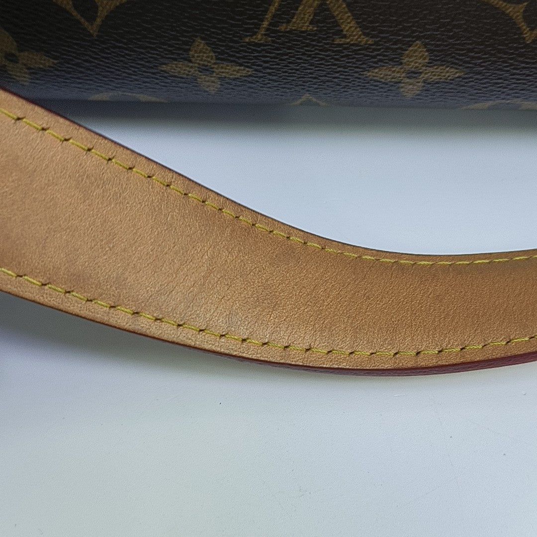 SIDE TRUNK MM Monogram Coated Canvas Brown