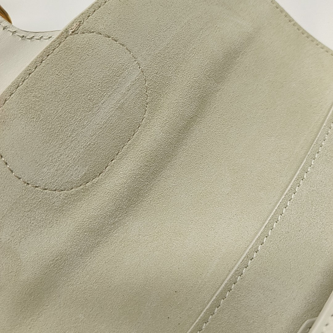 Bobby Medium Calfskin White