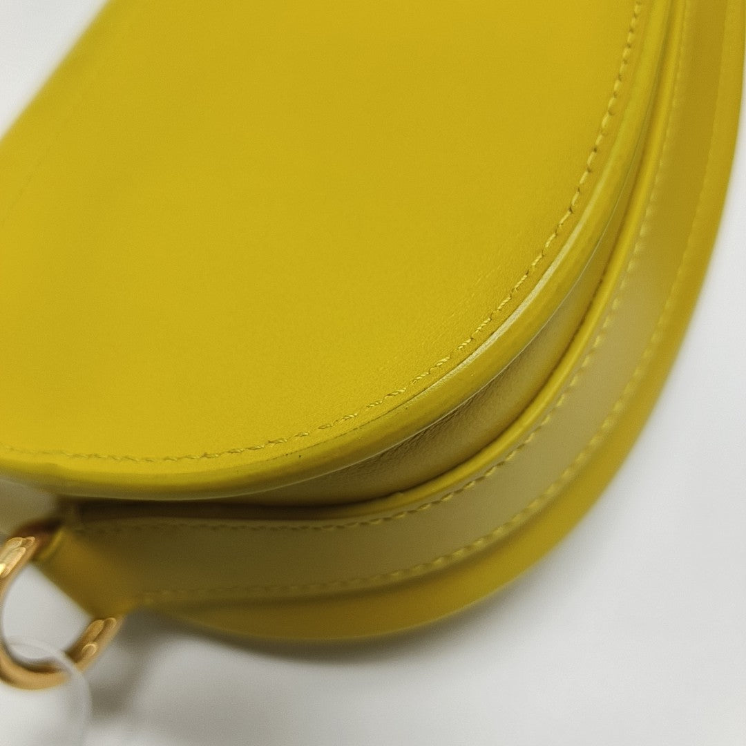 Authenticated pre-owned  Bobby Calfskin Yellow - Crossbody Bag at Looply