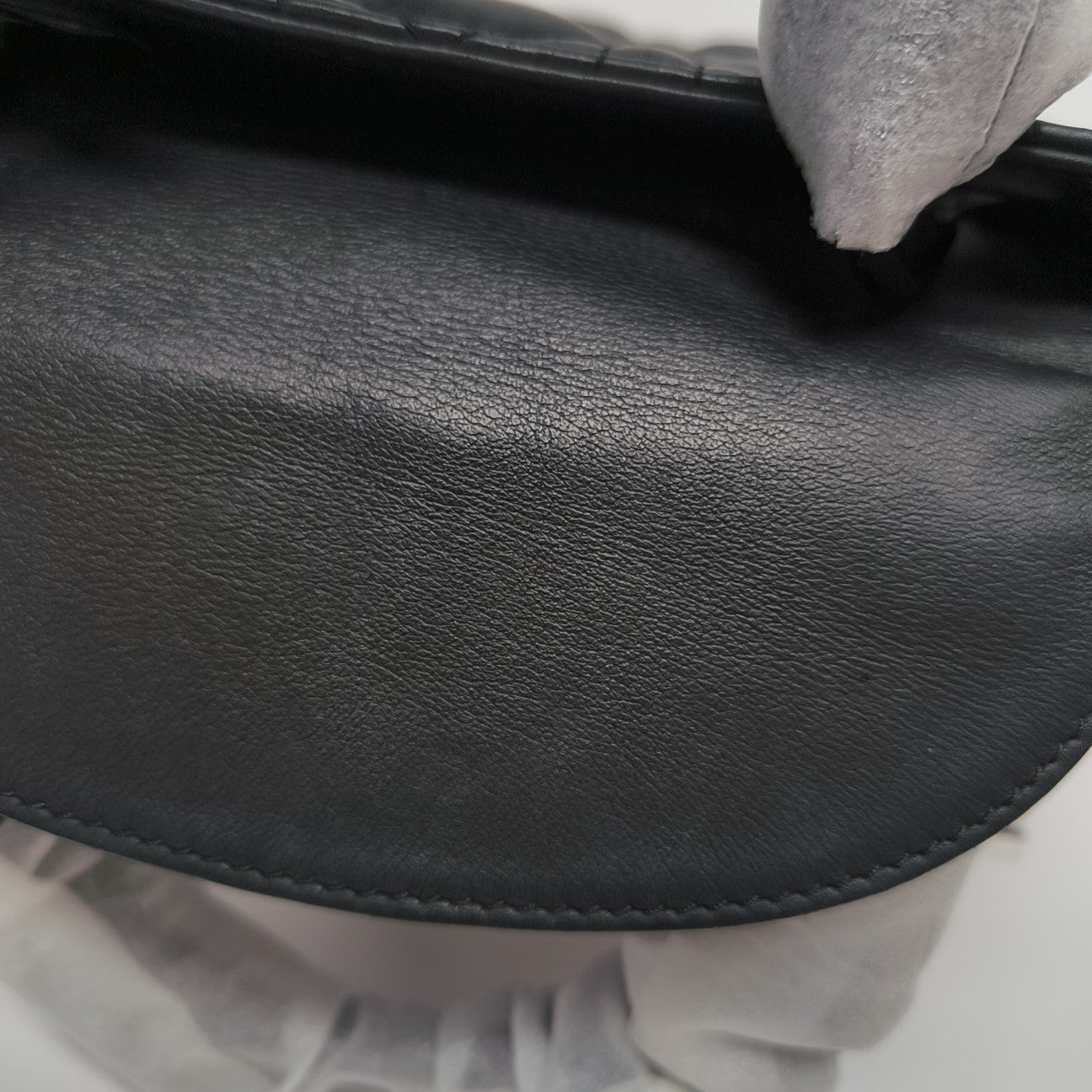 Lady Dior Mini Cannage Calfskin Black