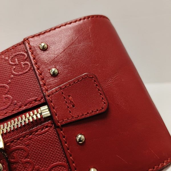 Microguccissima Calfskin Red