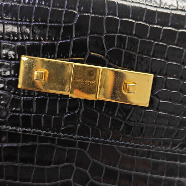 MANHATTAN Medium Calfskin Black