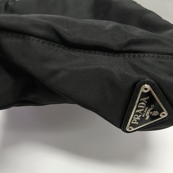 Nylon Shoulder Bag Black