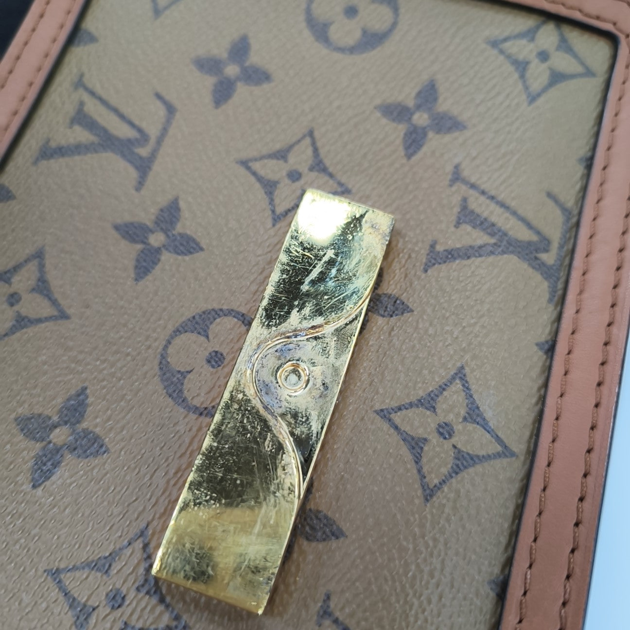 DAUPHINE Mini Monogram Coated Canvas Brown